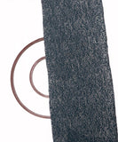 Dark Teal Blue Colour Foil Print Pleated Georgette Fabric