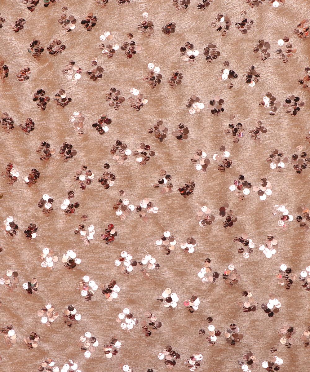 embroidered sequin mesh fabric