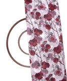 White Colour Floral Print Digital Georgette Fabric