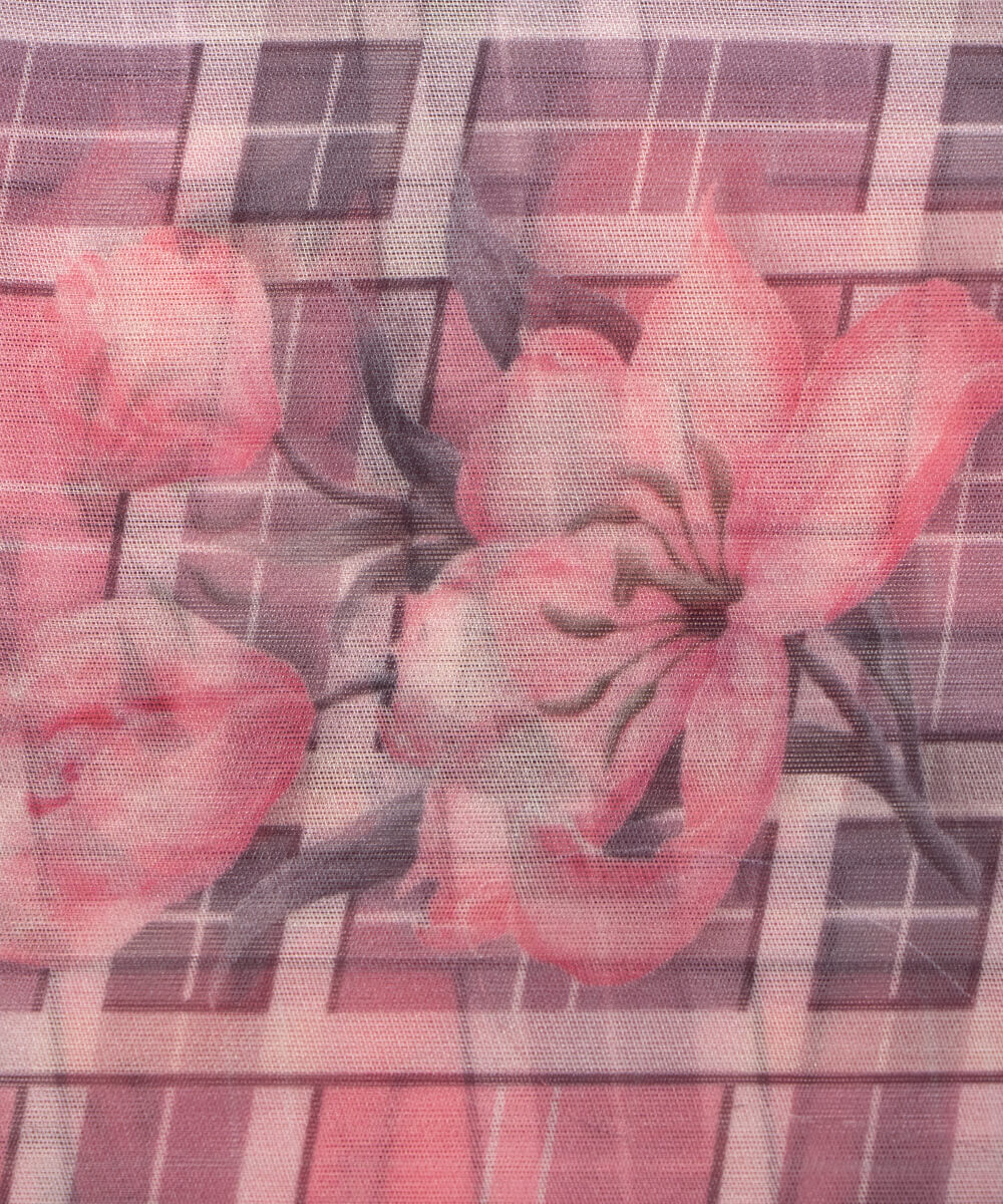 Printed Organza Fabric Online Shopping Material Saree Skirt