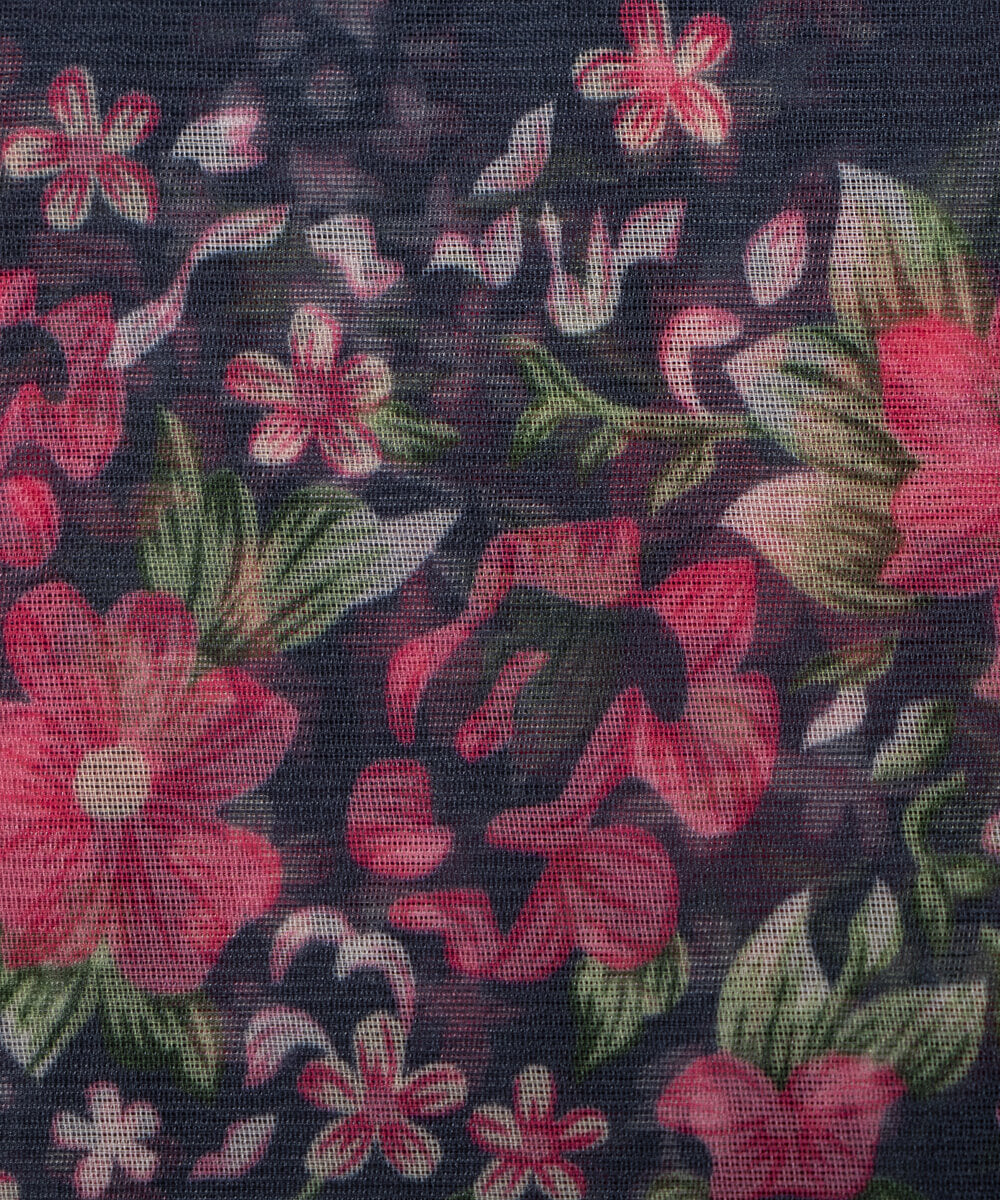 Printed Organza Fabric Online Shopping Material Saree Skirt