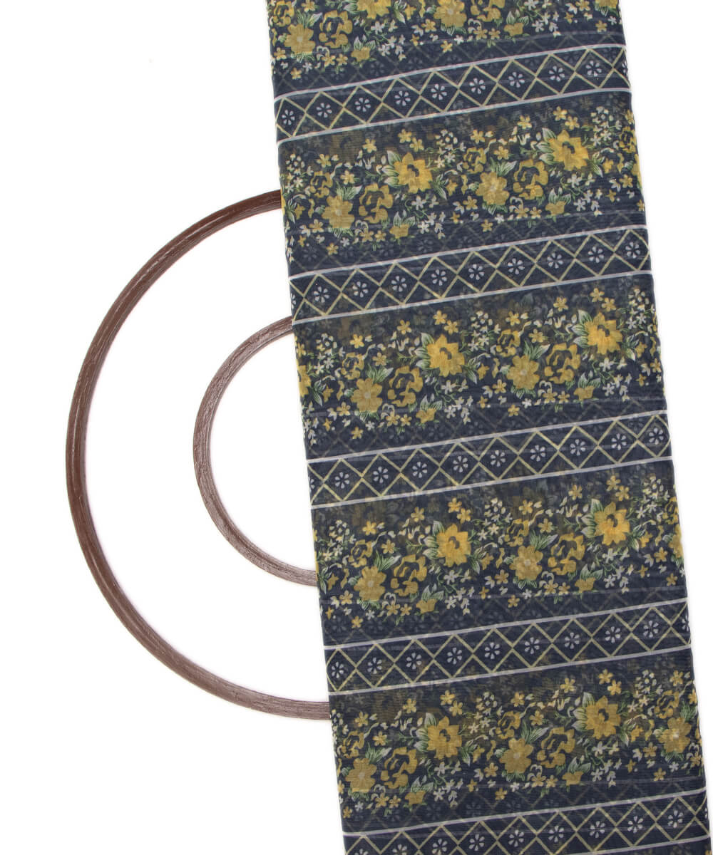 Printed Organza Fabric Online Shopping Material Saree Skirt