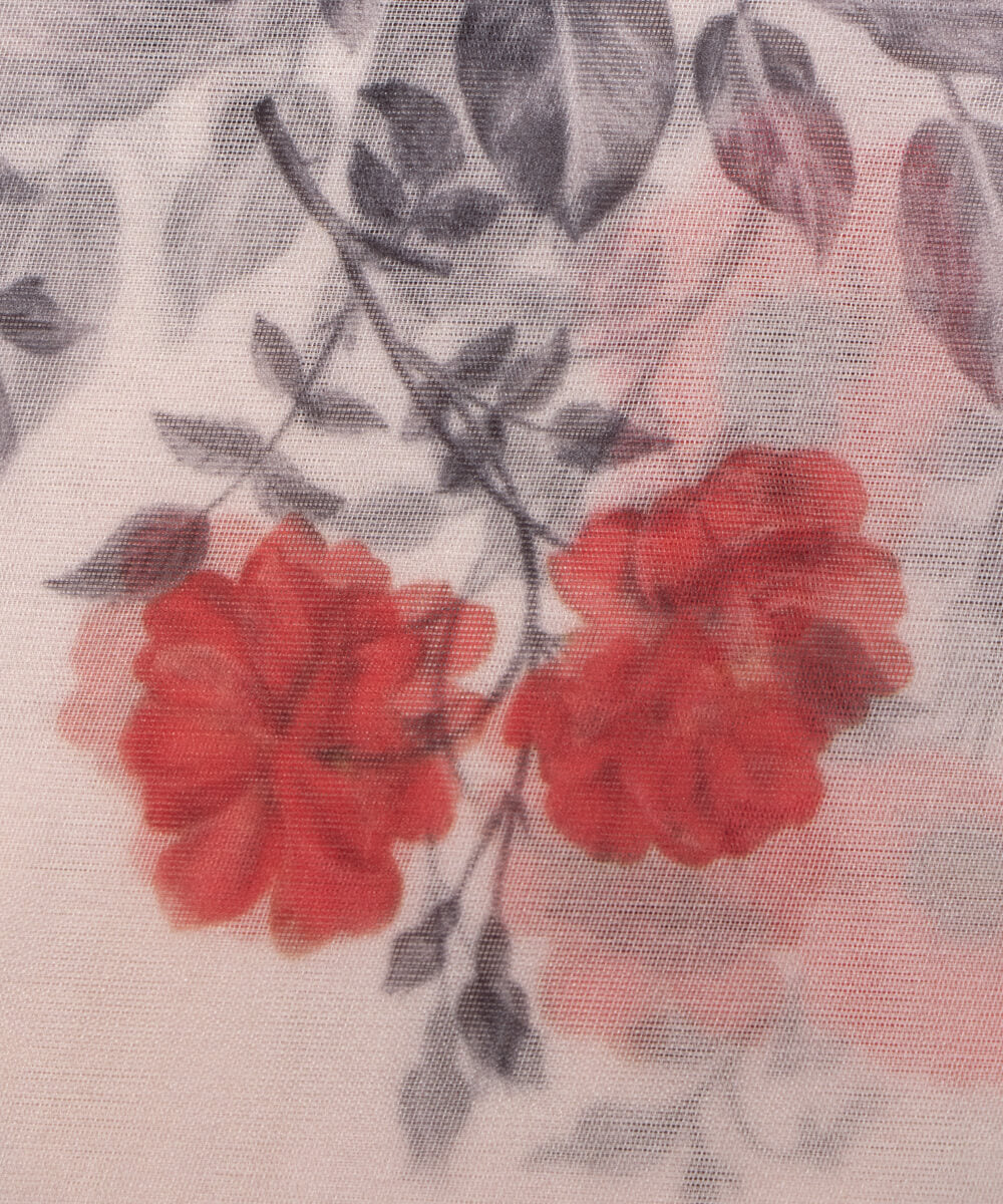 Printed Organza Fabric Online Shopping Material Saree Skirt