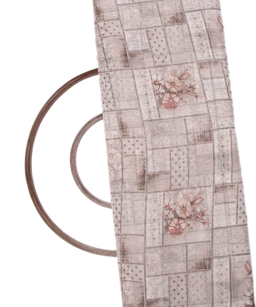 Printed Organza Fabric Online Shopping Material Saree Skirt