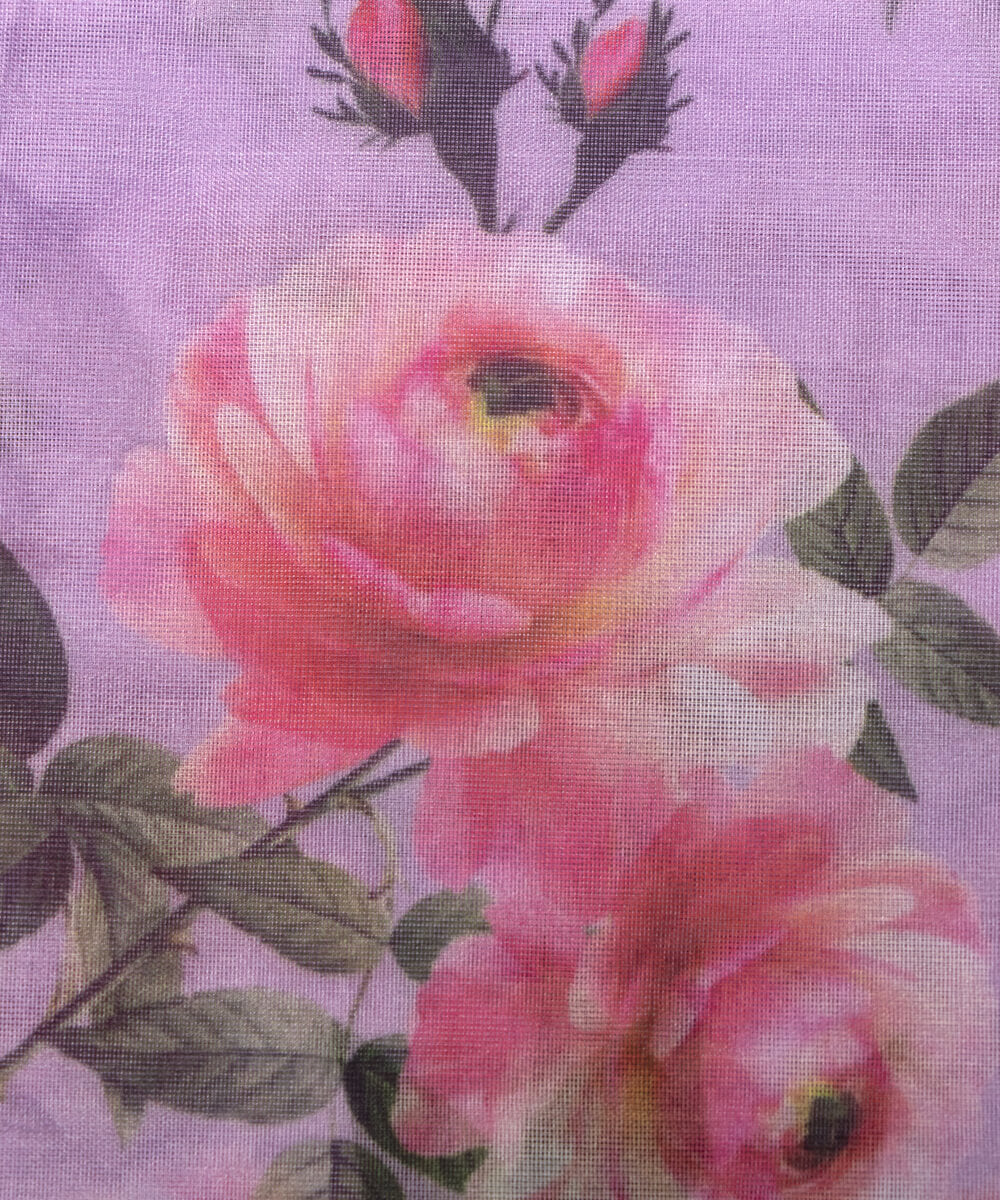 Printed Organza Fabric Online Shopping Material Saree Skirt