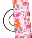 White Color Floral Print Modal Satin Fabric