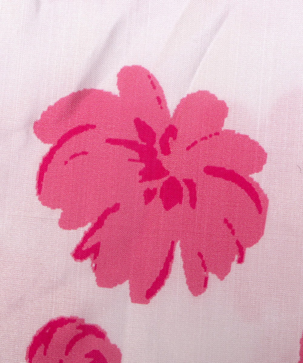 Floral Print Modal Satin Bamberg Satin Fabric Material Saree Kurta Fashion