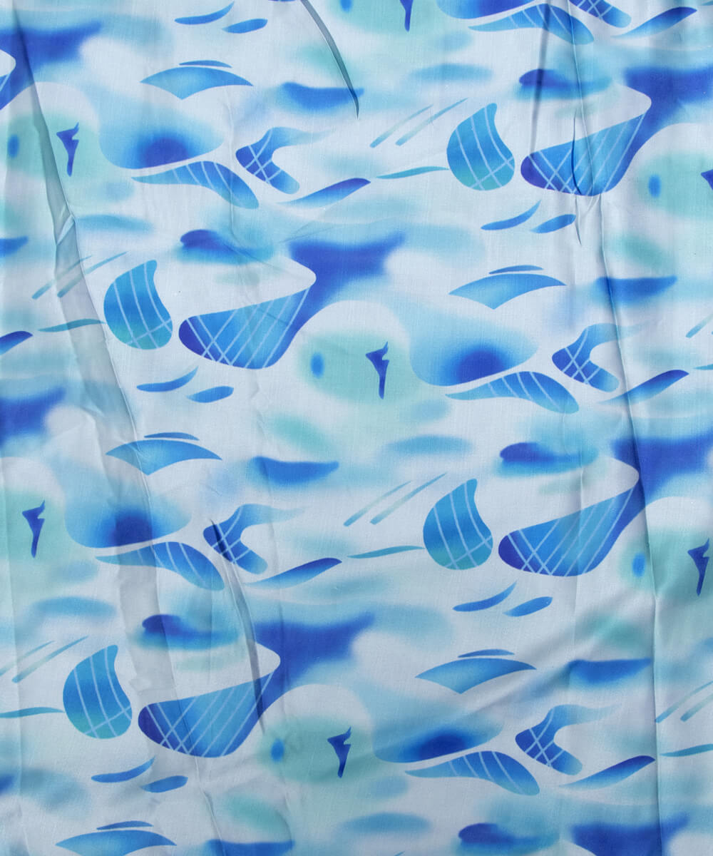 Floral Print Modal Satin Bamberg Satin Fabric Material Saree Kurta Fashion