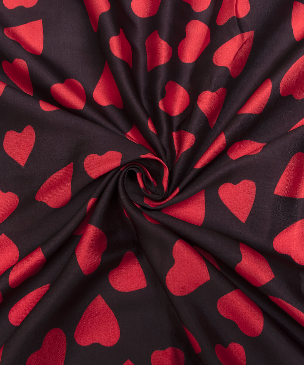 Floral Print Modal Satin Bamberg Satin Fabric Material Saree Kurta Fashion