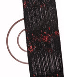 Black Colour Sequin Work Imported Net Fabric
