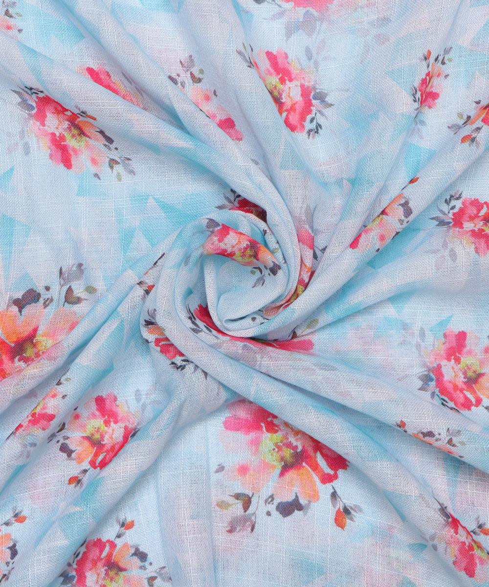 Printed Cotton Linen Fabric Online India