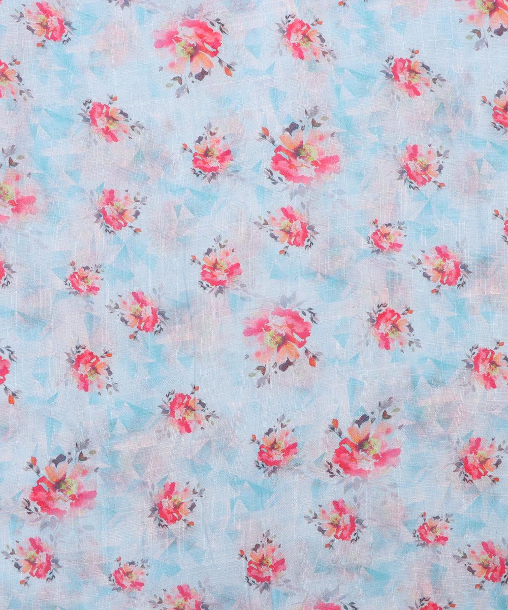 Printed Cotton Linen Fabric Online India