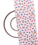 White Colour Kids Digital Print Muslin Fabric