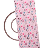 Light Pink Colour Kids Digital Print Muslin Fabric