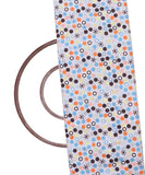 White Colour Dots Print Digital Print Muslin Fabric