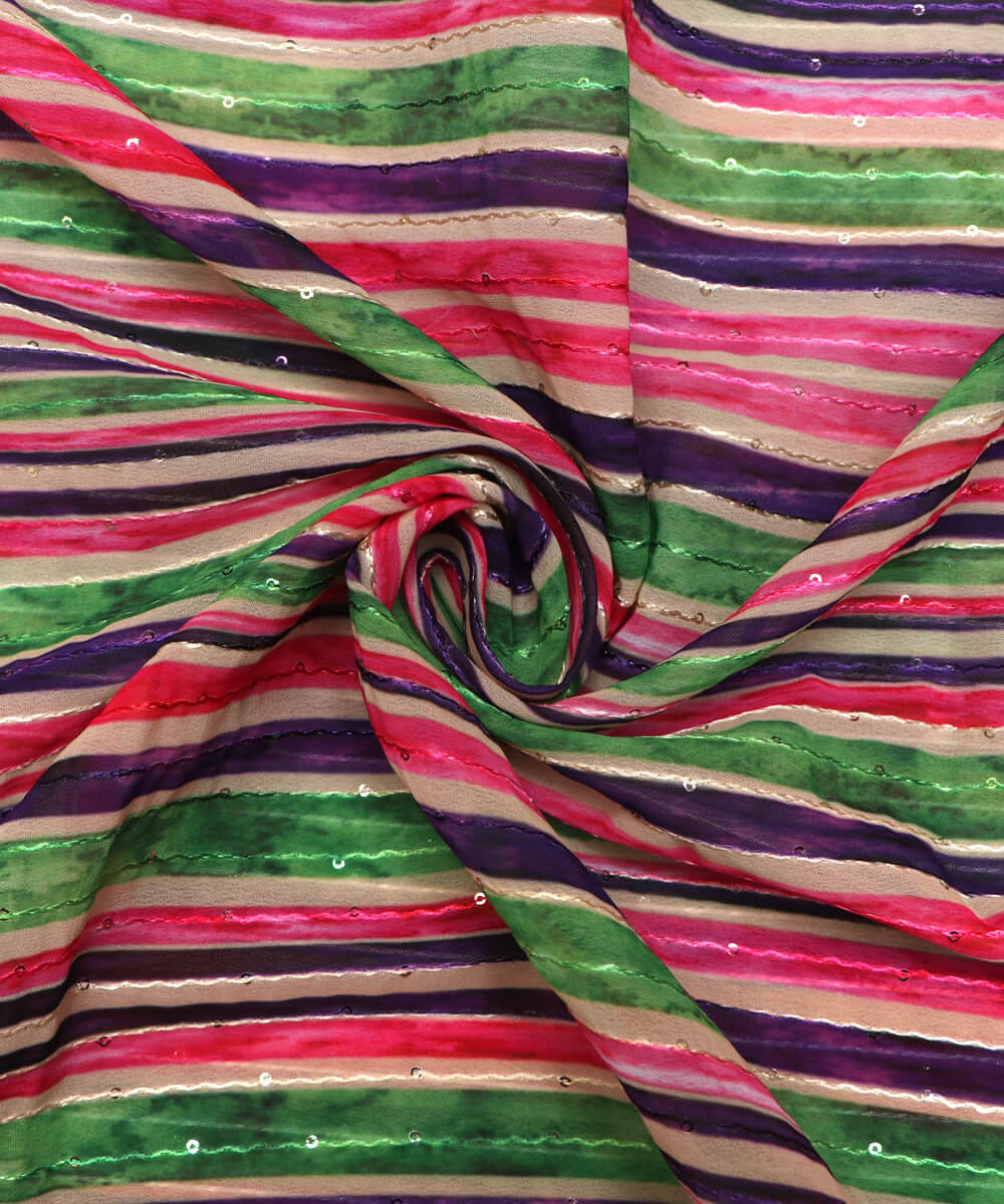 Digital Print Georgette Fabric Online Fabric Dekho