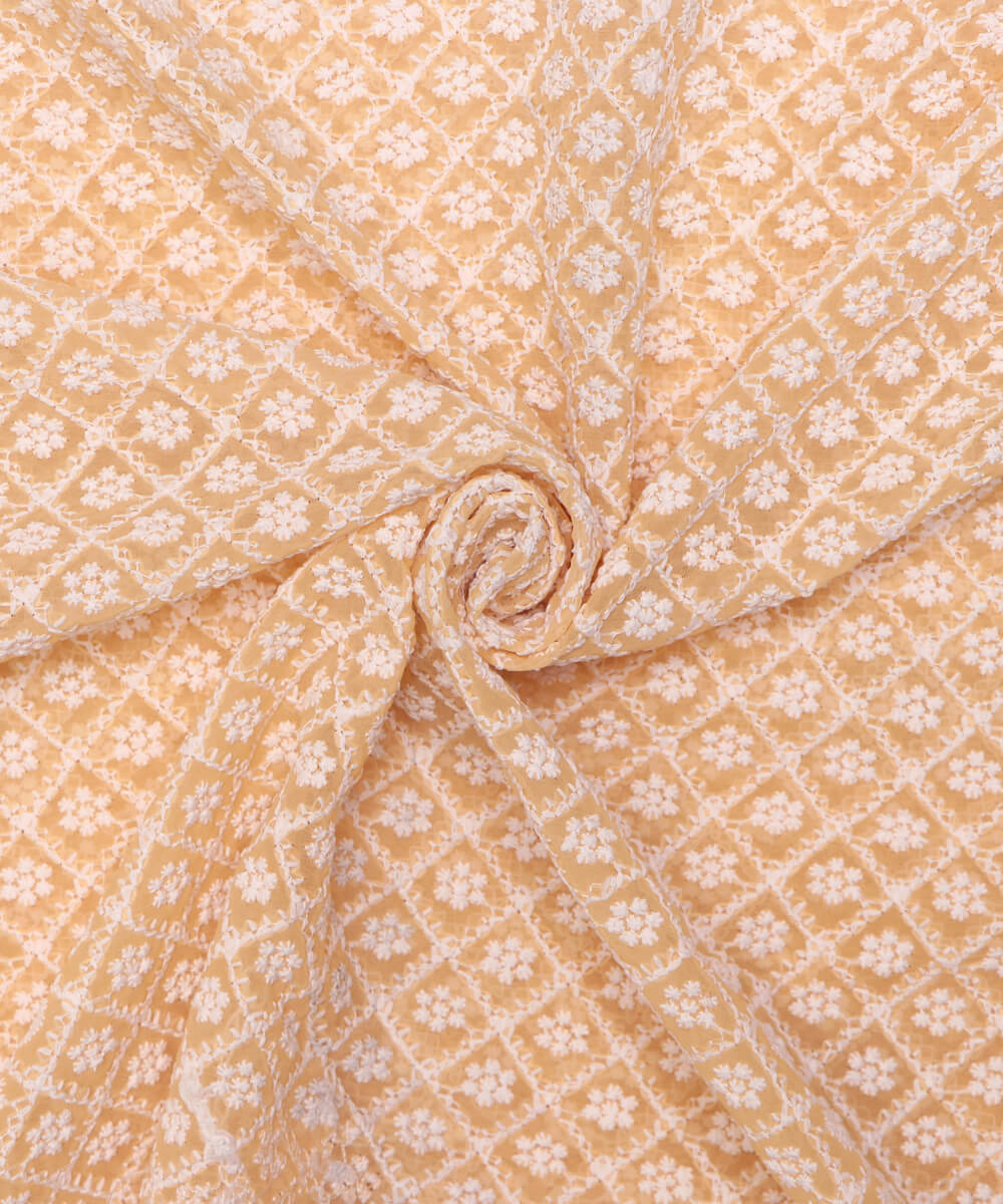 georgette chikankari fabric
