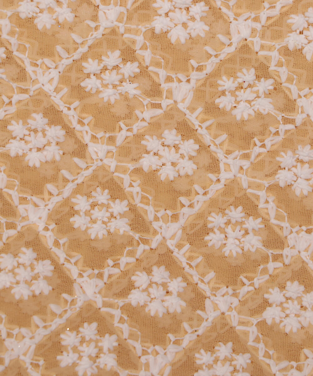 georgette fabric with embroidery