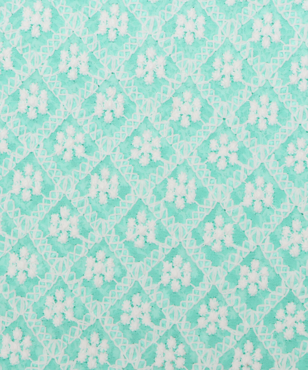 Online ChikanKari Embroidery Georgette Fabric At Fabric Dekho
