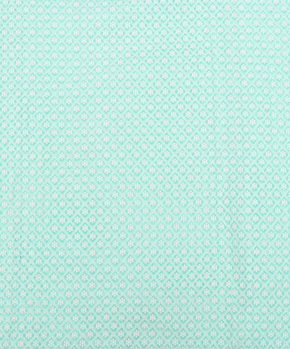 Online ChikanKari Embroidery Georgette Fabric At Fabric Dekho