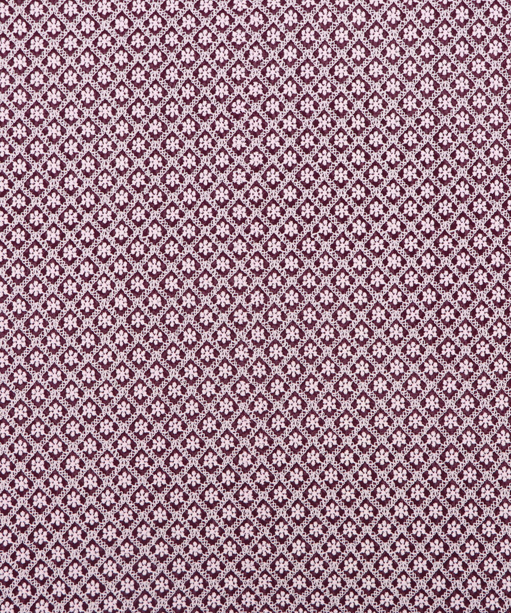 Online ChikanKari Embroidery Georgette Fabric At Fabric Dekho