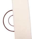 White Colour ChikanKari Embroidery Georgette Fabric