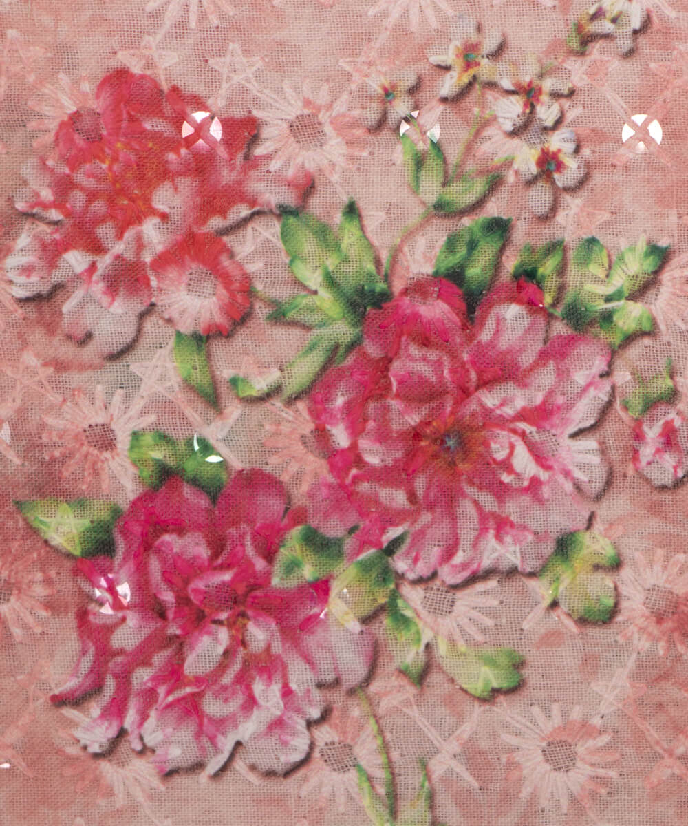 ChikanKari  Embroidery Fabric