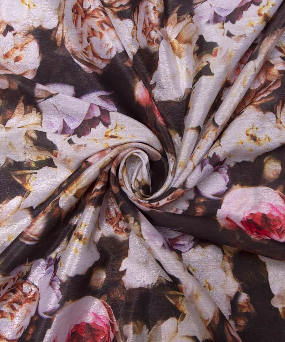 Chinon Fabric Chinon Saree Chinon Chiffon Material Fabric Dekho