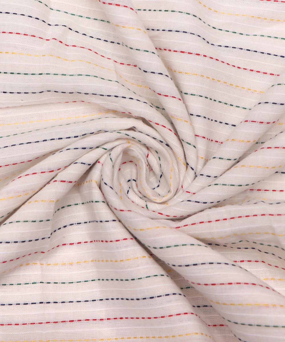 Buy Stripes Pattern Cotton Mens Shirt Fabric at Fabric Dekho