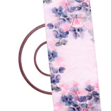 White Colour Leaf Print Chanderi Silk Fabric