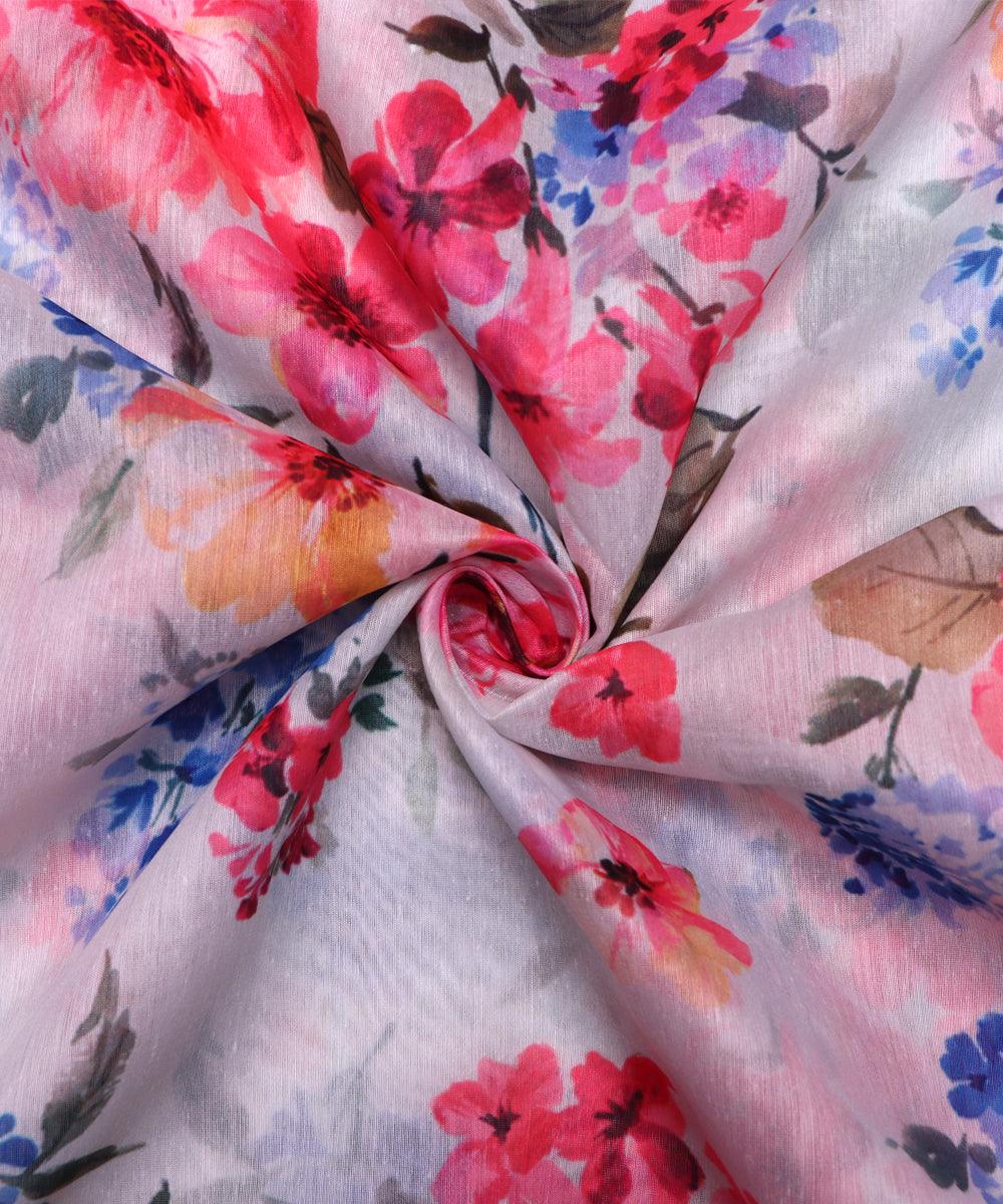 Buy Printed Chanderi Fabric Online