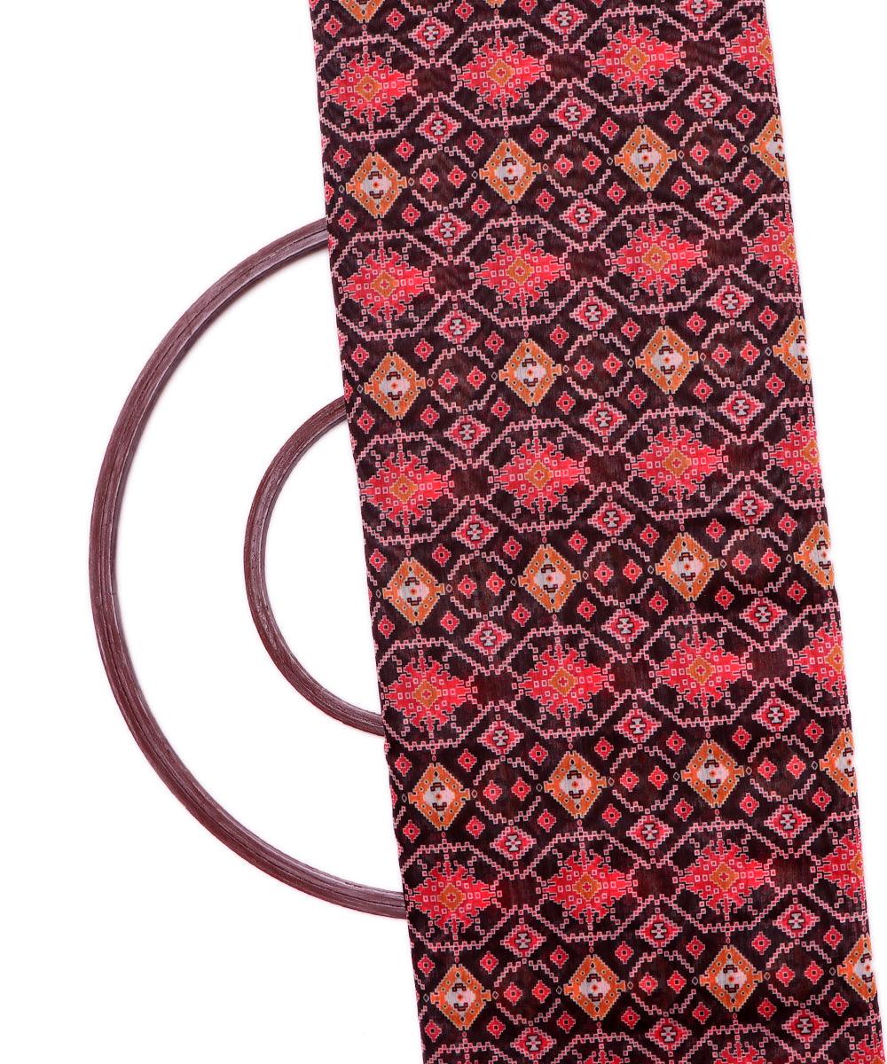 Floral Print Chanderi Fabric