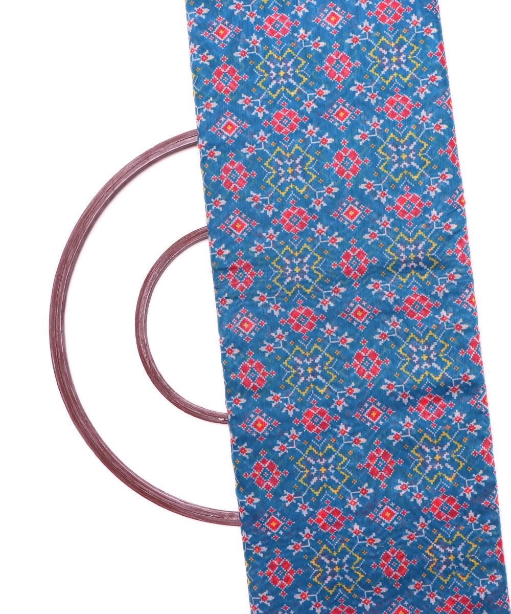 Floral Print Chanderi Fabric