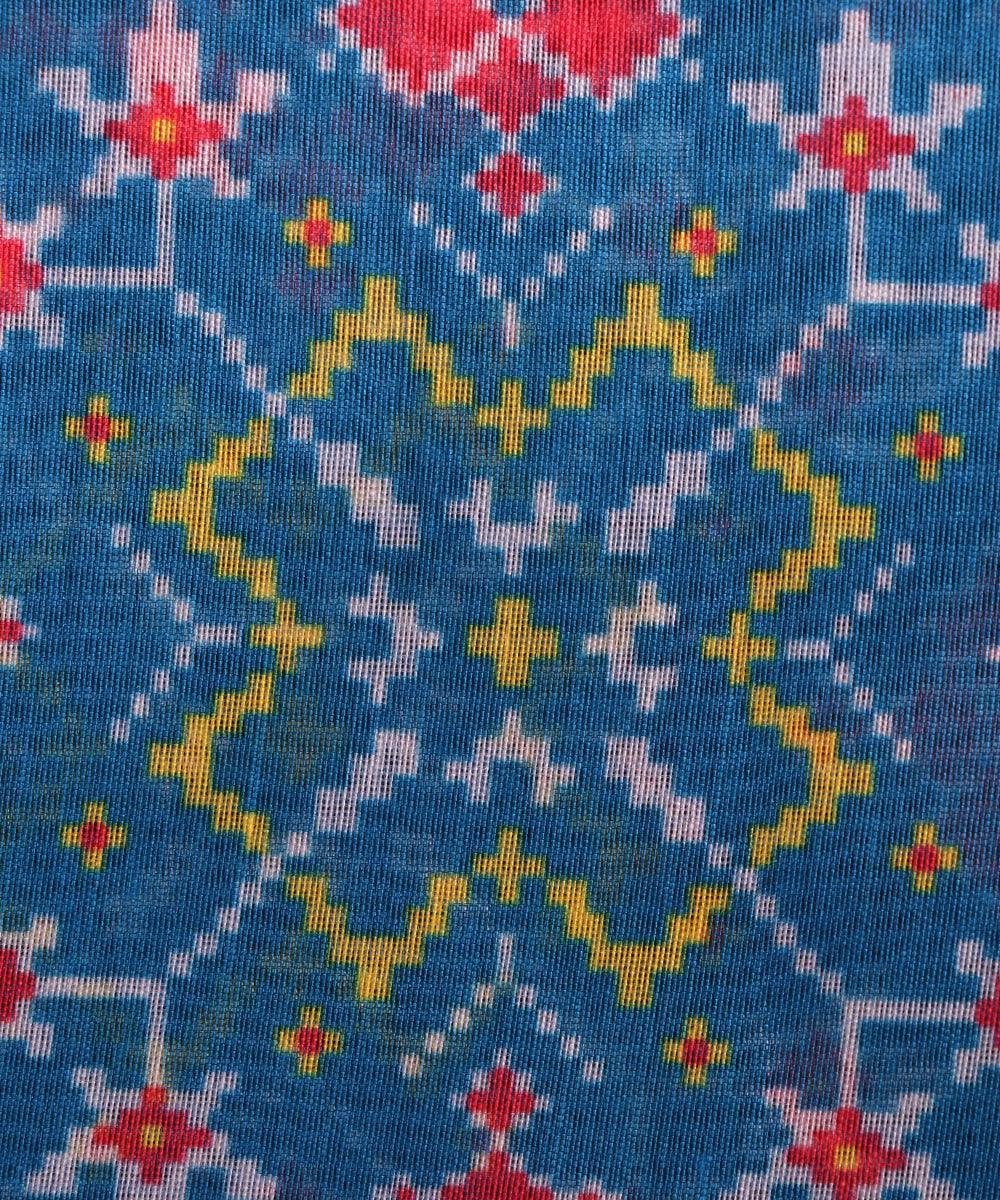 Floral Print Chanderi Fabric
