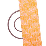 Yellow Colour Warli Print Chanderi Silk Fabric