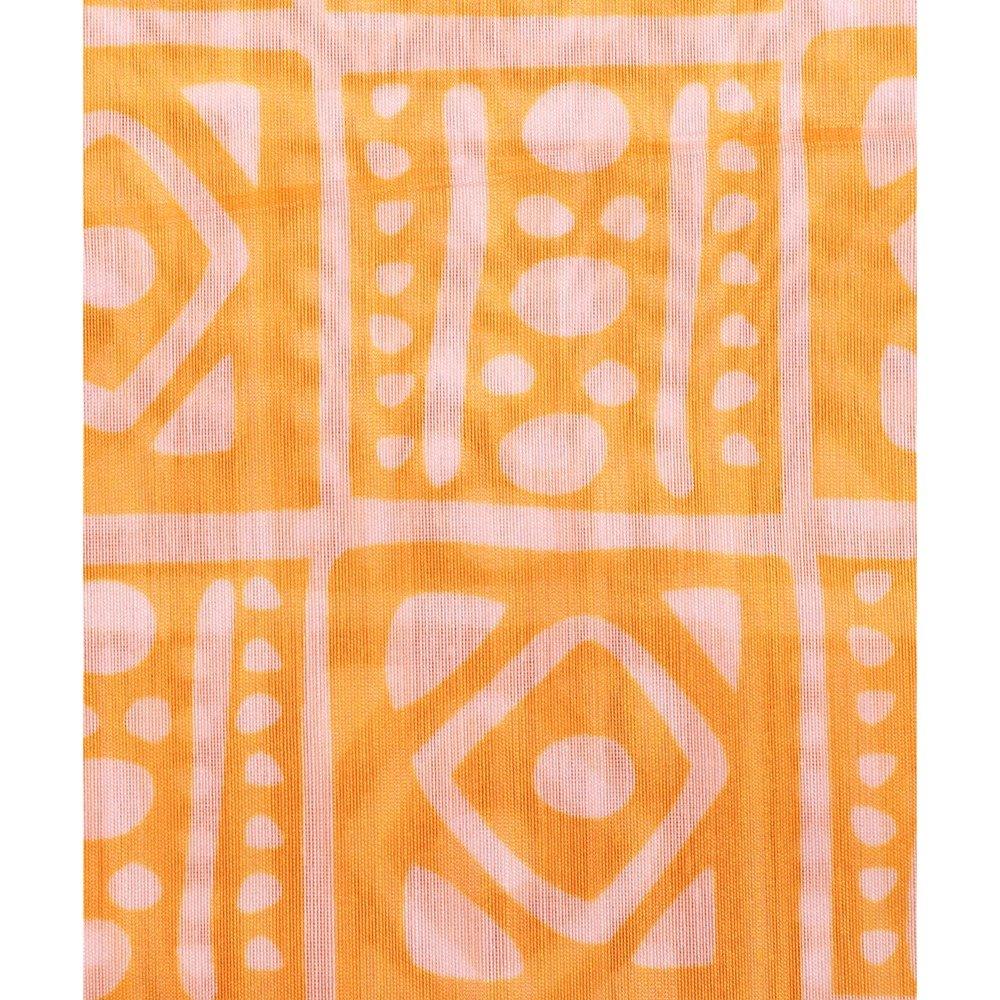 Floral Print Chanderi Fabric