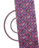 Navy Blue Colour Patola Print Chanderi Silk Fabric
