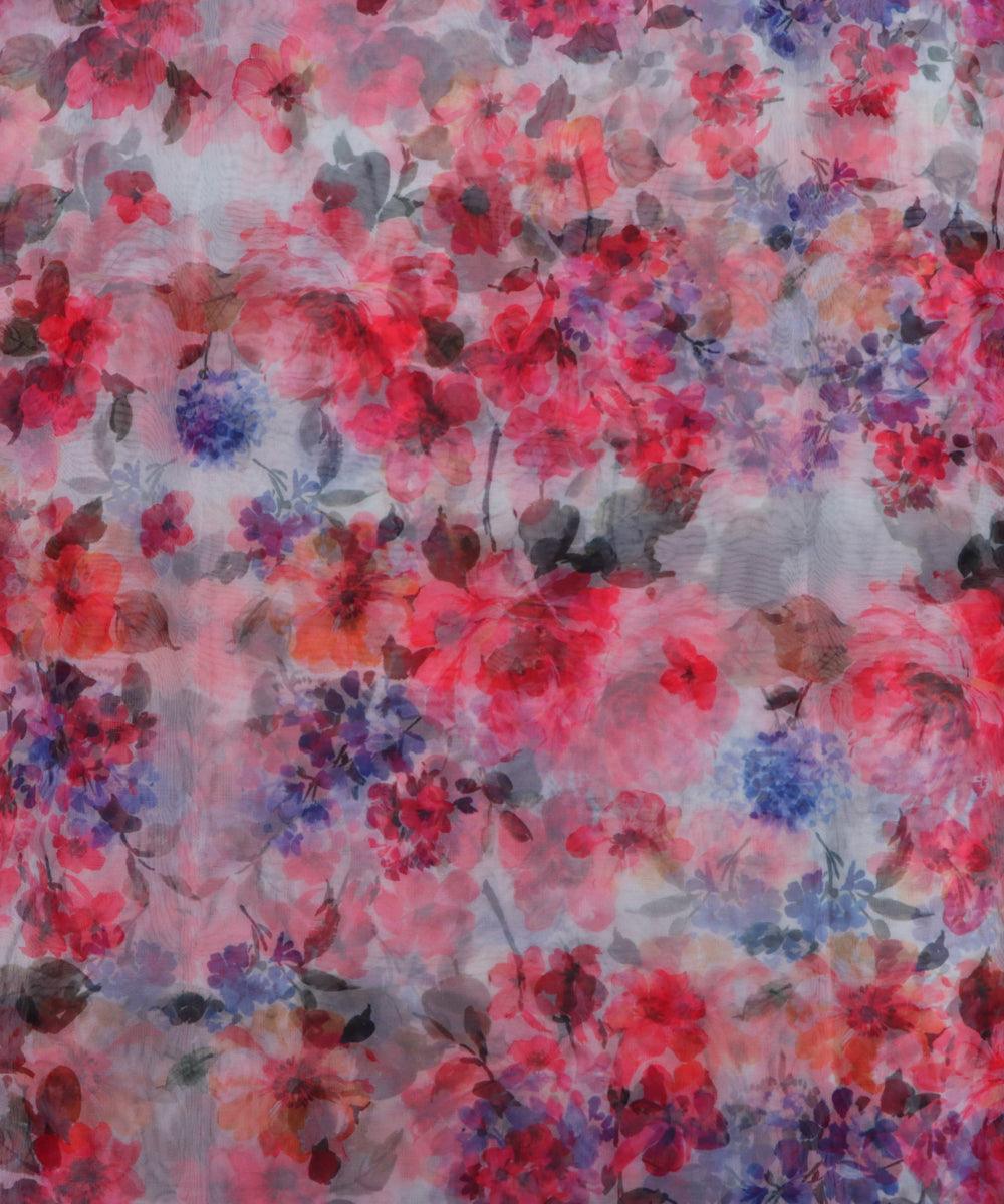 Premium Organza Printed Fabrics Online At Best Price