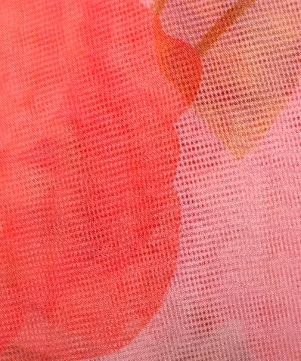 Digital Print Organza Silk Fabric