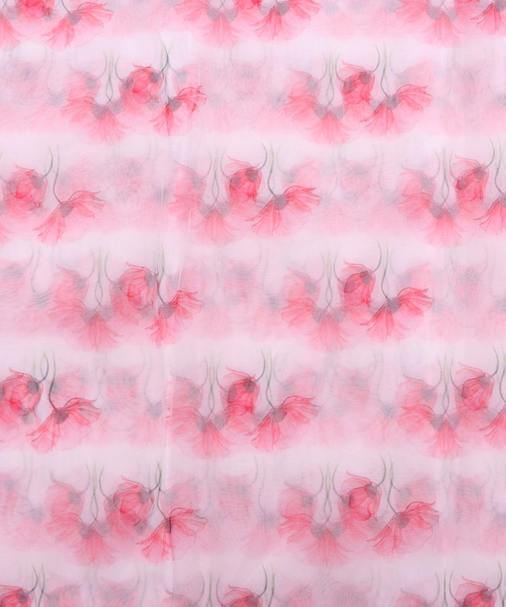 Premium Organza Printed Fabrics Online At Best Price