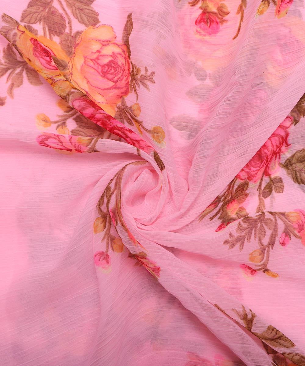 Buy Printed Chiffon Fabric At Wholesale Price At Fabric Dekho