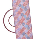 Pastel Brown Colour Thread Sequin Embroidery Chinon Silk Fabric