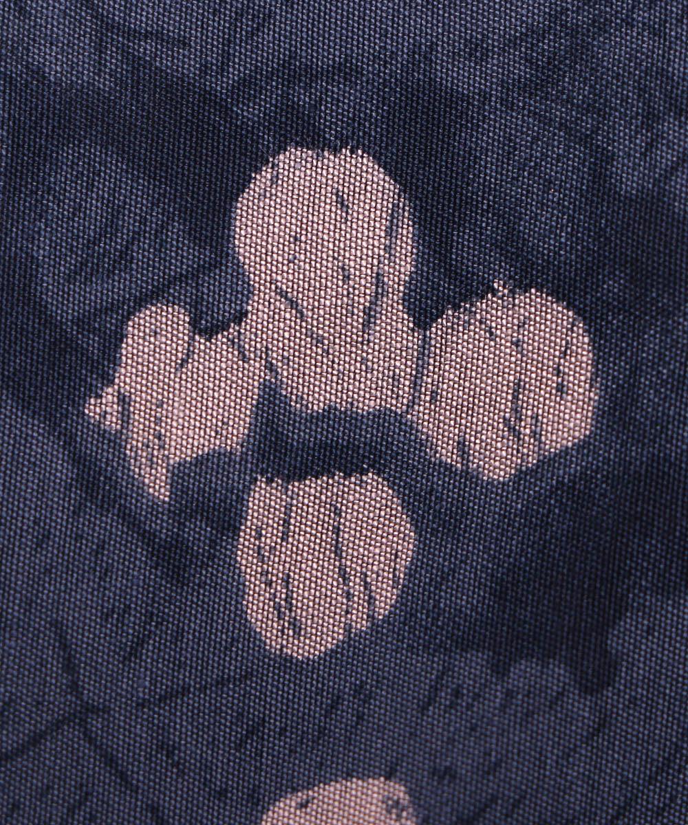 greyish-blue-colour-floral-print-viscose-modal-cotton-silk-fabric