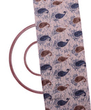 Grey Colour Paisley Print Viscose Modal Cotton Silk Fabric