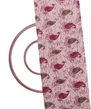 Grey Colour Paisley Print Viscose Modal Cotton Silk Fabric