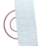 Sea Green Colour Lining Print Viscose Modal Cotton Silk Fabric