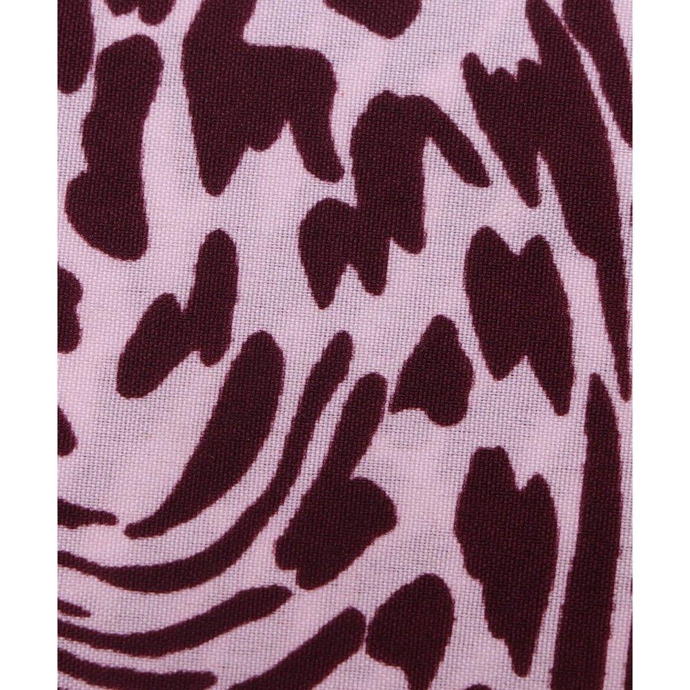Brown Colour Animal Print Crepe Fabric - Fabric Dekho