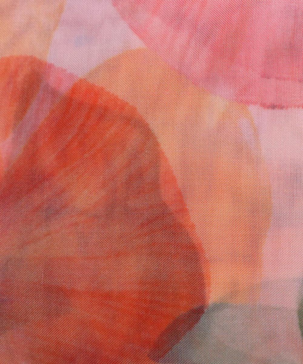 Buy Organza Fabric Online - Premium Printed Organza Silk Dress Material | Fabric Dekho