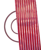 Maroon Colour Embroidery Net Fabric