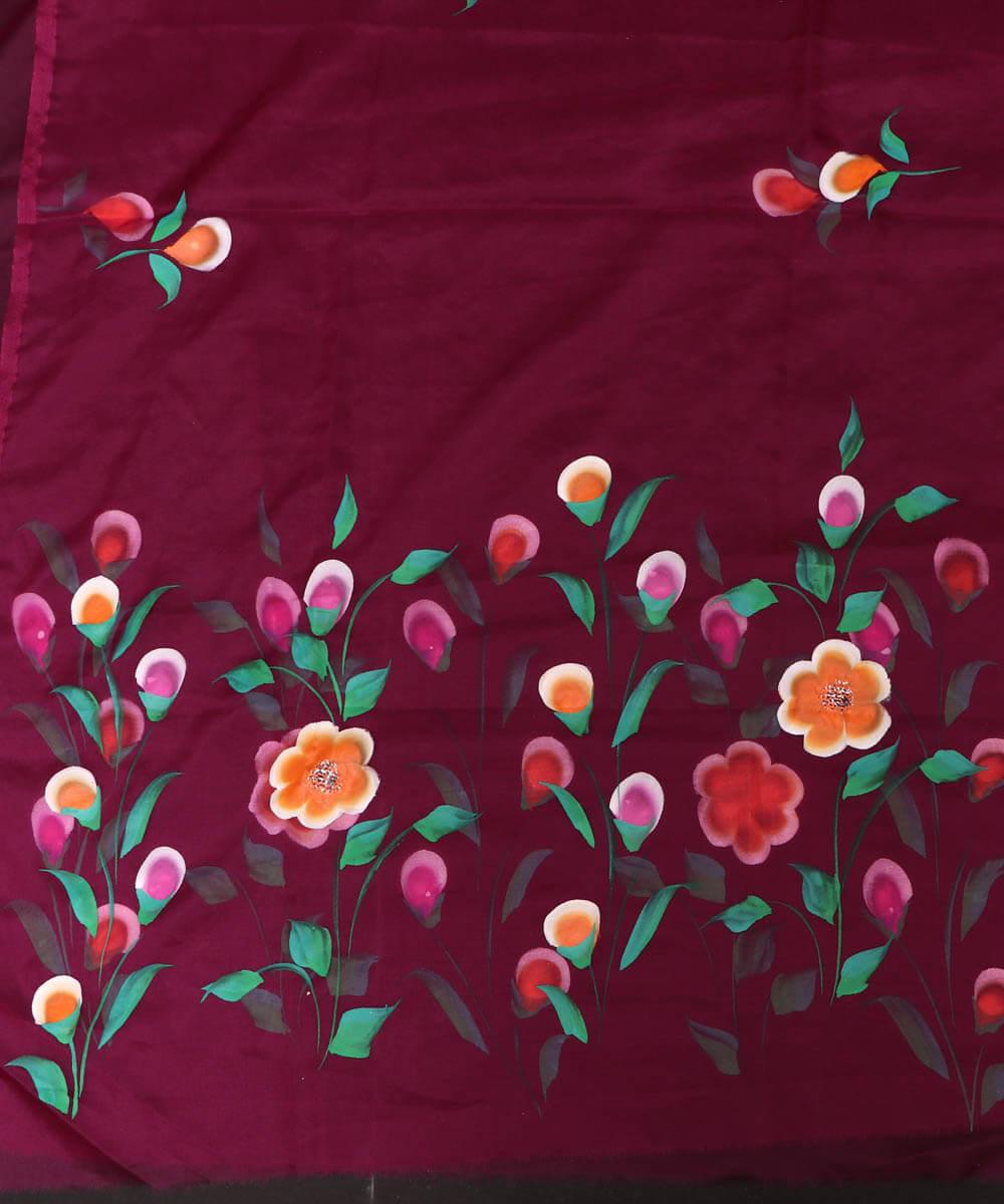 Organza Fabric Material Dupatta  Stole Scarf Digital Print Buy Now Fabric Dekho